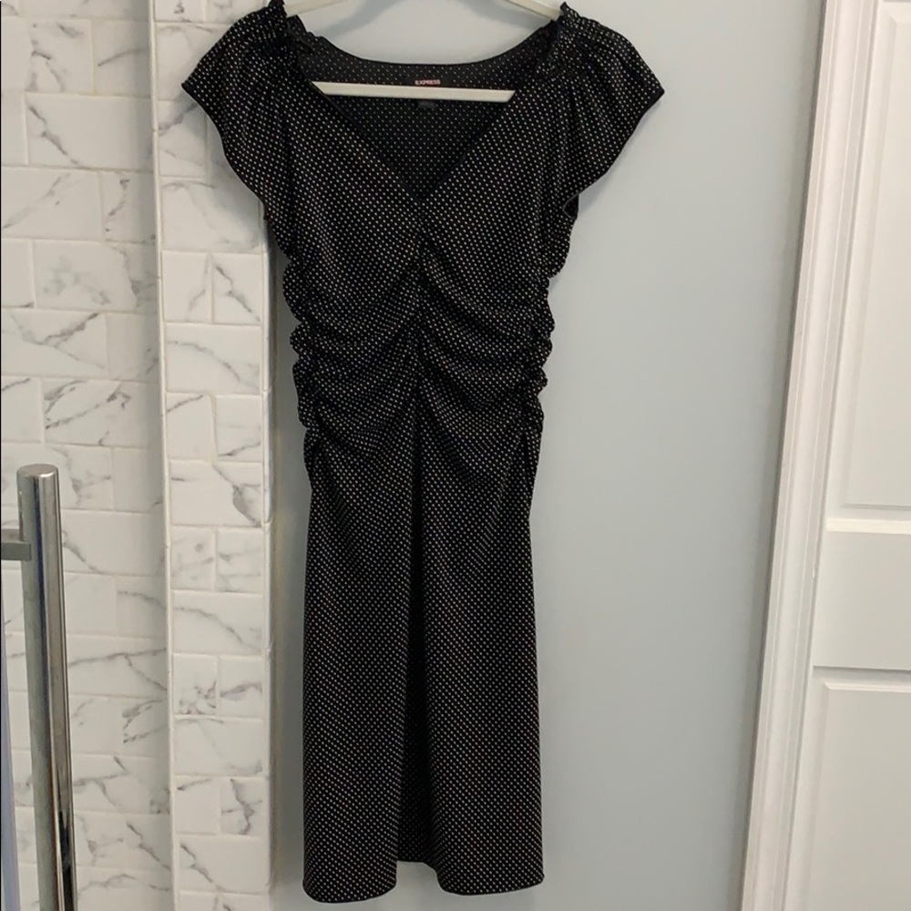 Express size 2 polka dot dress